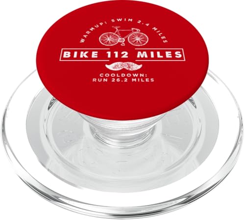 Full 140.6 Iron Long Distance Triathlon Inspired PopSockets PopGrip für MagSafe von ENDU Designs - Triathlon Inspired Apparel
