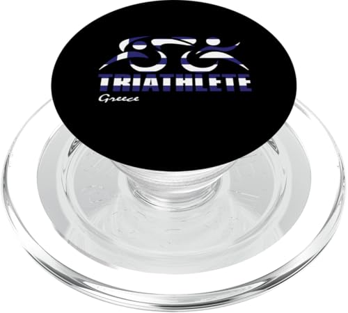 Griechenland-Flagge, Triathlon, griechisches Triathleten-inspiriertes Design PopSockets PopGrip für MagSafe Griechenland-Flagge, Triathlon, griechisches Triathleten-inspiriertes Design PopSockets PopGrip für MagSafe von ENDU Designs - Triathlon Inspired Apparel