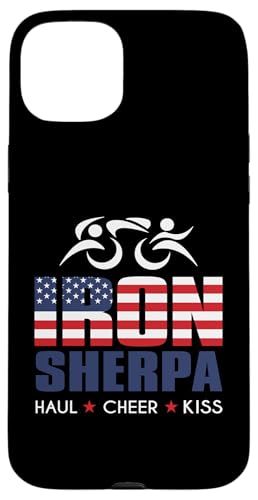 Iron Sherpa Triathlet Triathlon inspiriert – Haul Cheer Kiss Hülle für iPhone 15 Plus Iron Sherpa Triathlet Triathlon inspiriert – Haul Cheer Kiss Hülle für iPhone 15 Plus von ENDU Designs - Triathlon Inspired Apparel