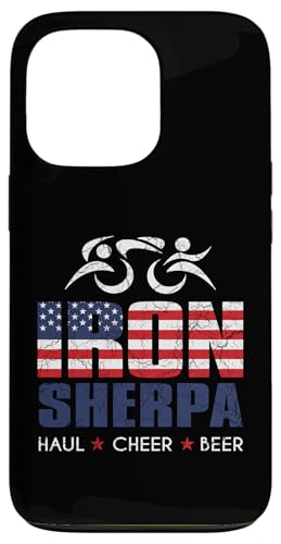 Iron Sherpa Triathlon Triathlet Inspired - Haul Cheer Beer Hülle für iPhone 13 Pro von ENDU Designs - Triathlon Inspired Apparel