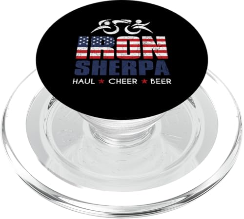 Iron Sherpa Triathlon Triathlet Inspired - Haul Cheer Beer PopSockets PopGrip für MagSafe Iron Sherpa Triathlon Triathlet Inspired - Haul Cheer Beer PopSockets PopGrip für MagSafe von ENDU Designs - Triathlon Inspired Apparel