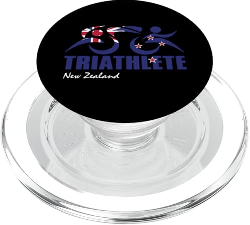 Neuseeland-Flagge Triathlon – Kiwi-Triathleten inspiriertes Design PopSockets PopGrip für MagSafe Neuseeland-Flagge Triathlon – Kiwi-Triathleten inspiriertes Design PopSockets PopGrip für MagSafe von ENDU Designs - Triathlon Inspired Apparel