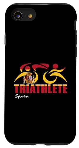 Spanische Flagge España Spanien Triathlon Triathlet inspiriert Hülle für iPhone SE (2020) / 7 / 8 von ENDU Designs - Triathlon Inspired Apparel