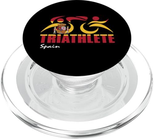 Spanische Flagge España Spanien Triathlon Triathlet inspiriert PopSockets PopGrip für MagSafe Spanische Flagge España Spanien Triathlon Triathlet inspiriert PopSockets PopGrip für MagSafe von ENDU Designs - Triathlon Inspired Apparel