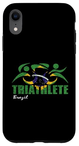 Triathlon mit brasilianischer Flagge, inspiriert von brasilianischen Triathleten Hülle für iPhone XR Triathlon mit brasilianischer Flagge, inspiriert von brasilianischen Triathleten Hülle für iPhone XR von ENDU Designs - Triathlon Inspired Apparel