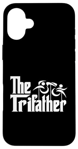 Trifather God Dad Father Triathlon Swim Bike Run Hülle für iPhone 16 Plus Trifather God Dad Father Triathlon Swim Bike Run Hülle für iPhone 16 Plus von ENDU Designs - Triathlon Inspired Apparel