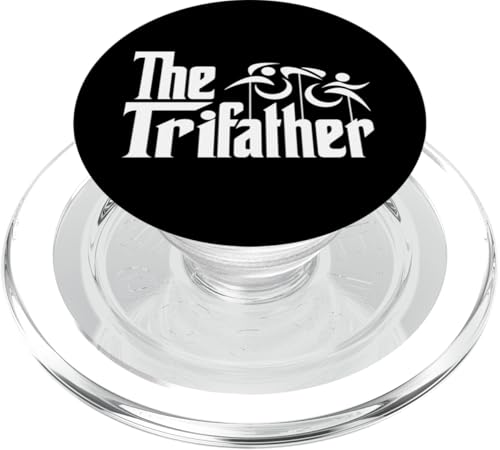 Trifather God Dad Father Triathlon Swim Bike Run PopSockets PopGrip für MagSafe Trifather God Dad Father Triathlon Swim Bike Run PopSockets PopGrip für MagSafe von ENDU Designs - Triathlon Inspired Apparel