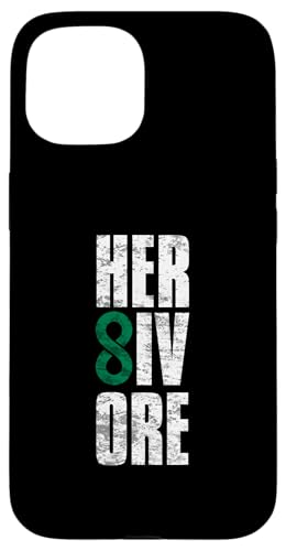 Herbivore Infinity – pflanzlich, vegan, vegetarisch inspiriert Hülle für iPhone 15 von ENDU Designs - Vegan Inspired Apparel
