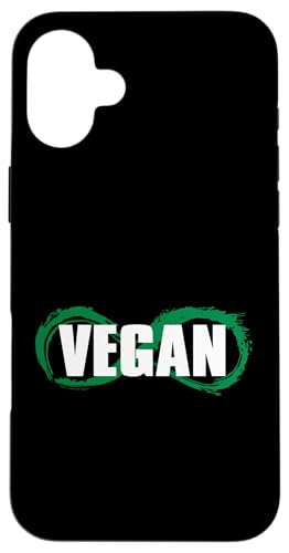Vegan Forever Infinity Symbol Pflanzenfresser Vegetarisch inspiriert Hülle für iPhone 16 Plus Vegan Forever Infinity Symbol Pflanzenfresser Vegetarisch inspiriert Hülle für iPhone 16 Plus von ENDU Designs - Vegan Inspired Apparel