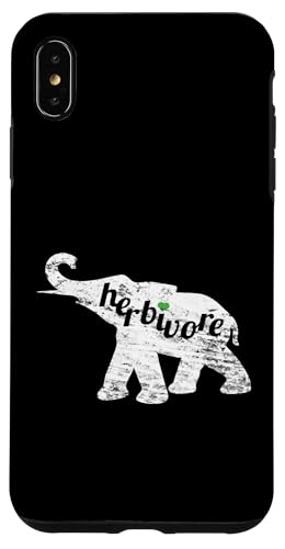 Vegane Kleidung von HERBIVORE Elephant — Esser-Design auf pflanzlicher Basis. Hülle für iPhone XS Max Vegane Kleidung von HERBIVORE Elephant — Esser-Design auf pflanzlicher Basis. Hülle für iPhone XS Max von ENDU Designs - Vegan Inspired Apparel