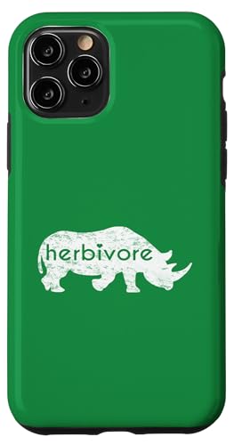 Weißes Nashorn Herbivore Eat Veg Vegan Nashorn inspiriert Hülle für iPhone 11 Pro Weißes Nashorn Herbivore Eat Veg Vegan Nashorn inspiriert Hülle für iPhone 11 Pro von ENDU Designs - Vegan Inspired Apparel
