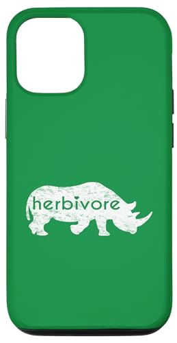 Weißes Nashorn Herbivore Eat Veg Vegan Nashorn inspiriert Hülle für iPhone 12/12 Pro Weißes Nashorn Herbivore Eat Veg Vegan Nashorn inspiriert Hülle für iPhone 12/12 Pro von ENDU Designs - Vegan Inspired Apparel