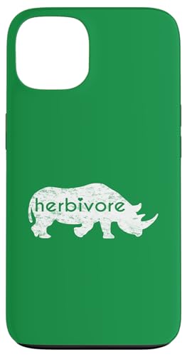 Weißes Nashorn Herbivore Eat Veg Vegan Nashorn inspiriert Hülle für iPhone 13 Weißes Nashorn Herbivore Eat Veg Vegan Nashorn inspiriert Hülle für iPhone 13 von ENDU Designs - Vegan Inspired Apparel