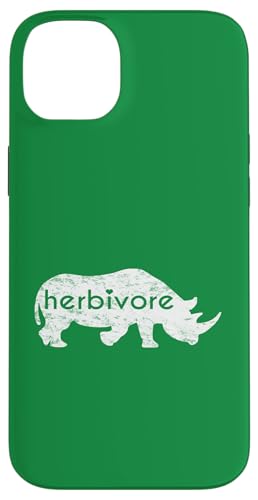 Weißes Nashorn Herbivore Eat Veg Vegan Nashorn inspiriert Hülle für iPhone 14 Plus Weißes Nashorn Herbivore Eat Veg Vegan Nashorn inspiriert Hülle für iPhone 14 Plus von ENDU Designs - Vegan Inspired Apparel