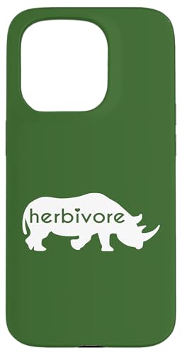 Weißes Nashorn Herbivore – veganes Gemüse-Nashorn inspiriert Hülle für iPhone 15 Pro Weißes Nashorn Herbivore – veganes Gemüse-Nashorn inspiriert Hülle für iPhone 15 Pro von ENDU Designs - Vegan Inspired Apparel