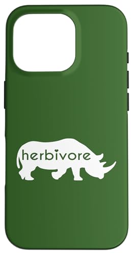 Weißes Nashorn Herbivore – veganes Gemüse-Nashorn inspiriert Hülle für iPhone 16 Pro Weißes Nashorn Herbivore – veganes Gemüse-Nashorn inspiriert Hülle für iPhone 16 Pro von ENDU Designs - Vegan Inspired Apparel