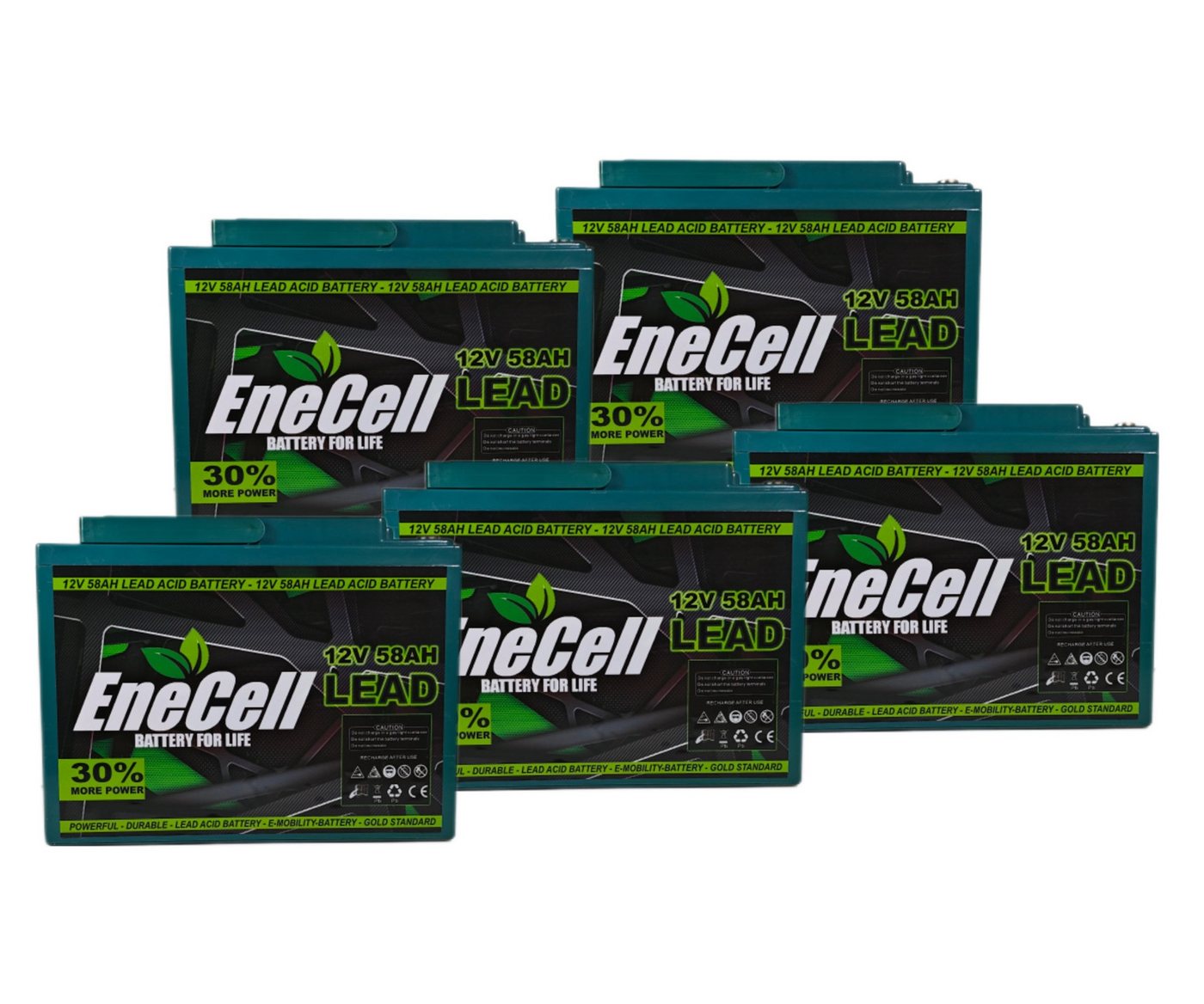ENECELL Akku - 60V 58AH für e-Lazzy Stormborn econelo ecabino Akkupacks Akkupack 58000 mAh (60 V), Erweiterungsakku von ENECELL