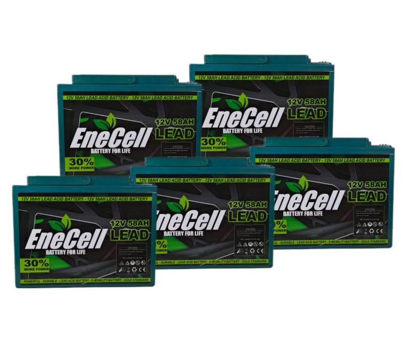 ENECELL Akku - 60V 58AH für e-Lazzy Stormborn econelo ecabino Akkupacks Akkupack 58000 mAh (60 V), Erweiterungsakku von ENECELL