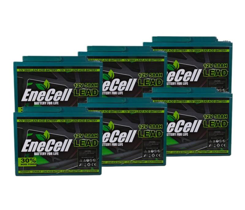 ENECELL Akku - 72V 58AH für Stormborn econelo ecabino Akkupacks 58000 mAh (72 V), Erweiterungsakku von ENECELL