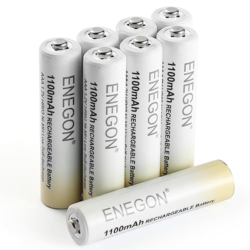 ENEGON AAA Batterien 1100mAh wiederaufladbar - Hochkapazitäts 1,2V NI-MH AAA Akkus vorgeladen - geringe Selbstentladung, inkl. Aufbewahrungsbox, 8er Pack ENEGON AAA Batterien 1100mAh wiederaufladbar - Hochkapazitäts 1,2V NI-MH AAA Akkus vorgeladen - geringe Selbstentladung, inkl. Aufbewahrungsbox, 8er Pack von ENEGON