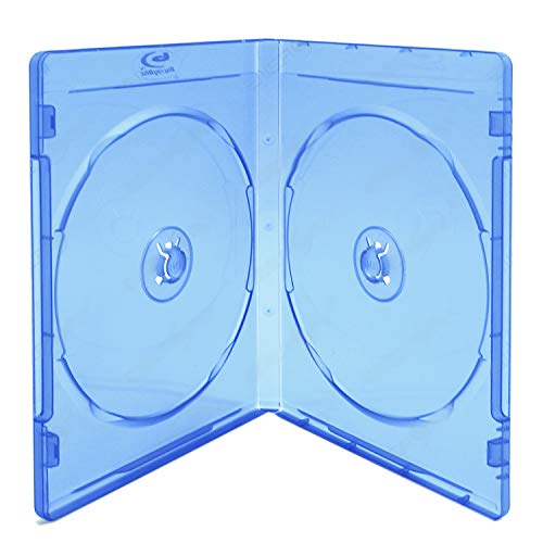 ENERGMiX 100x Blu-Ray Hüllen 2 Fach mit Logo 170 x 135 x 11 mm von ENERGMiX