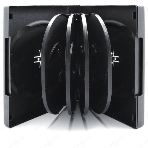 Energmix 5X CD/DVD-Box 10-Fach schwarz Hülle für 10 Discs Energmix 5X CD/DVD-Box 10-Fach schwarz Hülle für 10 Discs von Energmix