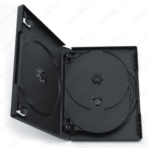 ENERGMiX 5X CD/DVD-Box 6-Fach schwarz Hülle für 6 Discs von ENERGMiX