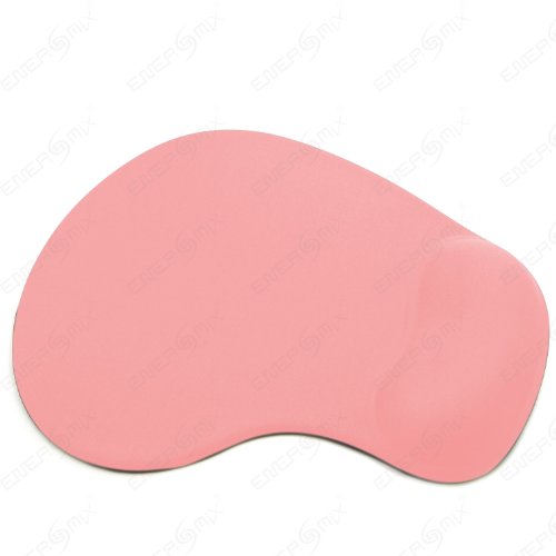 ENERGMiX Gel Mauspad/Mauspad mit Silikon Gel Handauflage Pink von ENERGMiX