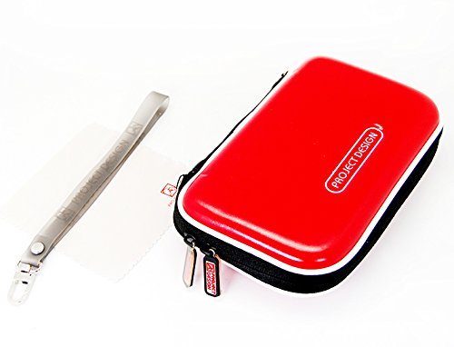 Nintendo 3DS XL Tasche Etui Schuzthülle Cover hartschale- tasche für 3ds xl *Rot* von ENERGMiX