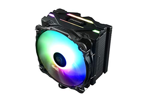 Enermax ETS-F40-FS ARGB CPU-Kühler +200W TDP für Intel/AMD Ryzen, 14cm PWM High-Pressure Silent ARGB Lüfter; ETS-F40-BK-ARGB, schwarz von ENERMAX