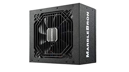 Enermax MARBLEBRON ATX Gaming PC Netzteil 550W 80Plus Bronze 230V EU (Semi Modular) schwarz Flachbandkabel, EMB550AWT von ENERMAX