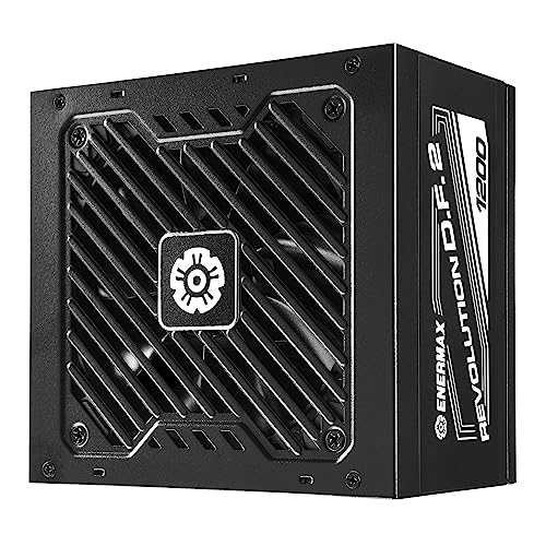 ENERMAX Revolution D.F. 2 ATX Compact Gaming&Streaming PC Netzteil 1200W 80Plus Gold (Semi-Modular, Flachbandkabel, Semi-Fanless), ERS1200EWT, schwarz ENERMAX Revolution D.F. 2 ATX Compact Gaming&Streaming PC Netzteil 1200W 80Plus Gold (Semi-Modular, Flachbandkabel, Semi-Fanless), ERS1200EWT, schwarz von ENERMAX