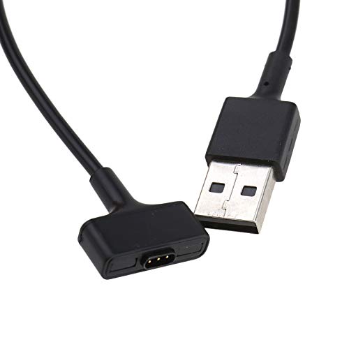 YINETTECH Ersatz-USB-Ladekabel (100 cm), kompatibel mit Fitbit Ionic Smartwatch, Schwarz von ENET