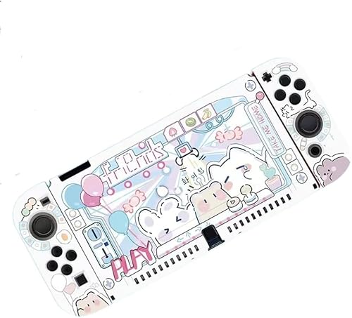 ENFILY Niedliche, weiche, stoßfeste, dockbare Schutzhülle, kompatibel mit Nintendo Switch OLED, langlebige, kratzfeste Schale für Joycon, Silikon-Schutzhüllen-Set ENFILY Niedliche, weiche, stoßfeste, dockbare Schutzhülle, kompatibel mit Nintendo Switch OLED, langlebige, kratzfeste Schale für Joycon, Silikon-Schutzhüllen-Set von ENFILY