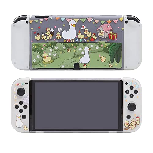 ENFILY Weiche stoßfeste The Legend of Zelda Arceus Dockable Cover Case kompatibel mit Nintendo Switch OLED, langlebige, kratzfeste Schale für Joycon, Silikon Schutzhülle Set von ENFILY