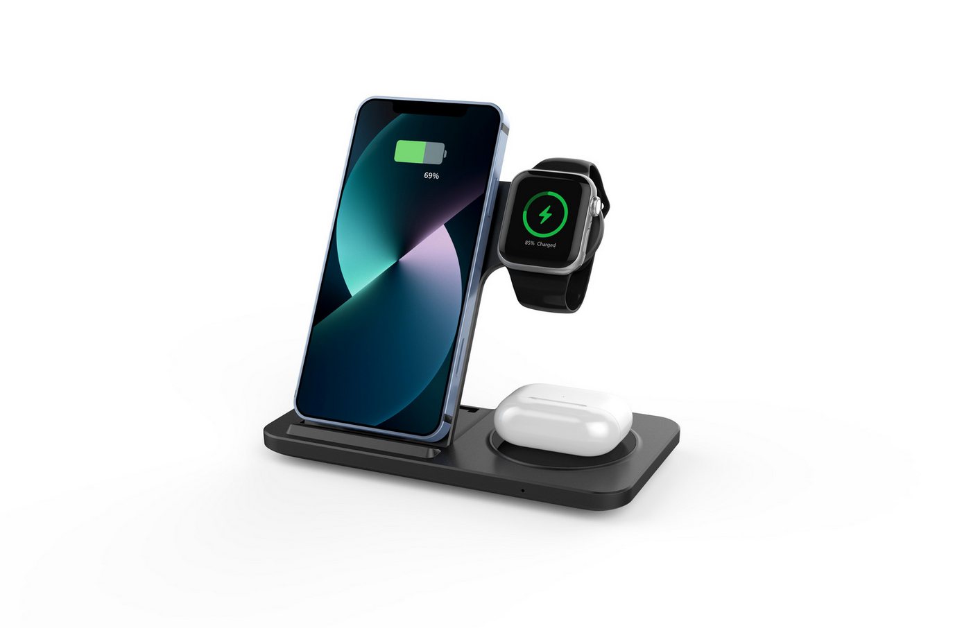 ENGELMANN EnM0640, 3 in 1 Induktive Ladestation Wireless Charger (3 in 1) von ENGELMANN