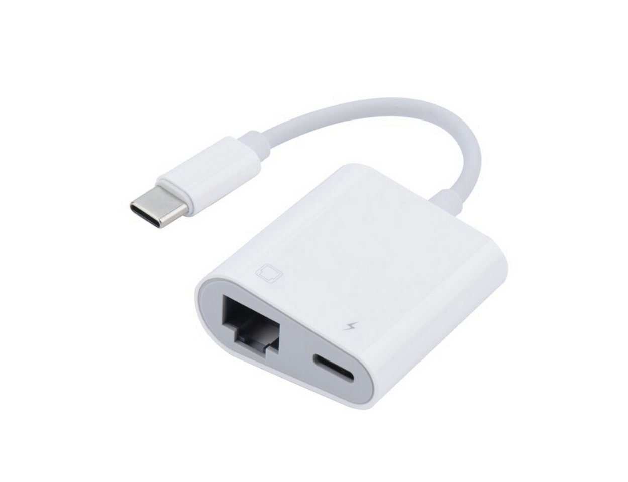 ENGELMANN EnM0642, USB-C auf Ethernet Adapter Netzwerk-Adapter USB-C zu Ethernet, USB-C, 4 cm, Mit integriertem Ladeanschluss ENGELMANN EnM0642, USB-C auf Ethernet Adapter Netzwerk-Adapter USB-C zu Ethernet, USB-C, 4 cm, Mit integriertem Ladeanschluss von ENGELMANN