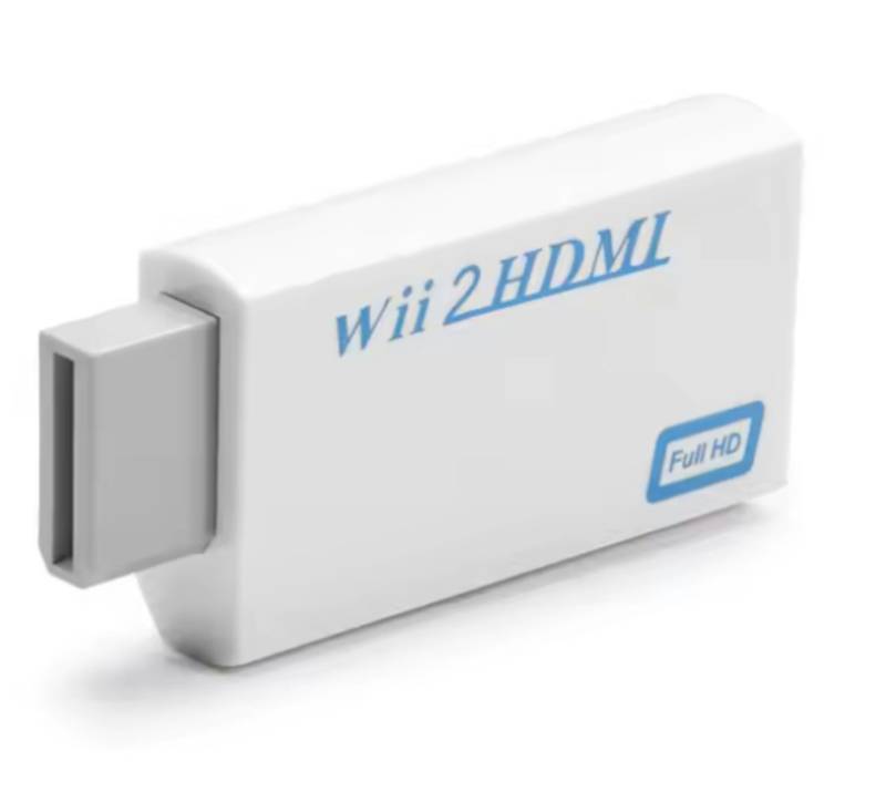 ENGELMANN EnM0649, Nintendo Wii HDMI Konverter Gaming-Adapter Wii-in zu HDMI, 3,5-mm-Klinke, Weiß von ENGELMANN