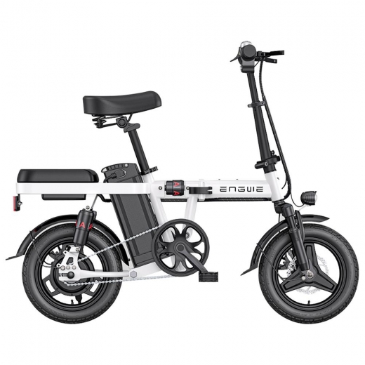 ENGWE T14 Faltbares Elektro-Stadtfahrrad, 250W bürstenloser Motor & 48V 10Ah Akku, 14 Zoll Reifen - Weiß ENGWE T14 Faltbares Elektro-Stadtfahrrad, 250W bürstenloser Motor & 48V 10Ah Akku, 14 Zoll Reifen - Weiß von ENGWE