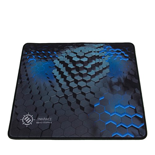 ENHANCE Große Gaming Mousepad XL Erweiterte Mausmatte, Anti-Fray Stitching, rutschfeste Gummibasis, hohe Präzision Tracking Professional Esports Mousepad - 3D Hex Design von ENHANCE