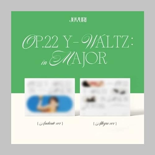 IZ*ONE Jo Yuri OP.22 YWaltz: in Major 1st Mini Album Adante Version CD + 72p PhotoBook + 4p Titel Music Score + 1p Postkarte + 1ea Sticker+ 1p Fotokarte + 1p Nachrichtenkarte + 1ea Lesezeichen + von ENHYPEN