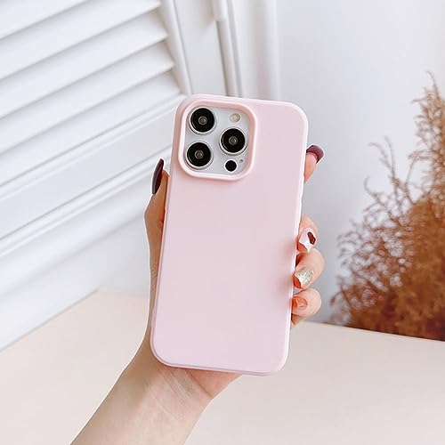 ENILSA Bonbonfarbene Silikon-Handyhülle für iPhone 11 12mini 13 14 Pro Max, weiche, Matte, stoßfeste Abdeckung für iPhone 13pro 14 PRO 13mini, Hellrosa, für iPhone 13 ENILSA Bonbonfarbene Silikon-Handyhülle für iPhone 11 12mini 13 14 Pro Max, weiche, Matte, stoßfeste Abdeckung für iPhone 13pro 14 PRO 13mini, Hellrosa, für iPhone 13 von ENILSA