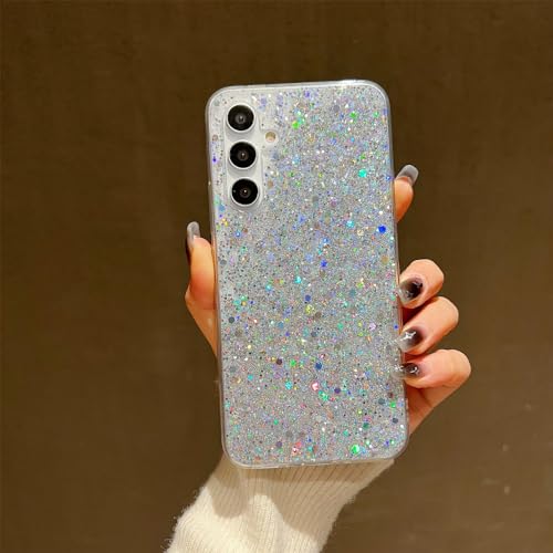 ENILSA Luxuriöse, glitzernde, glänzende Hülle mit Pailletten für Samsung S24 S23 S22 S21 S20 Plus Ultra FE A55 A35 A15 A54 A34 A14 A73 A53 A33 Softcover, Silber, Für A55 ENILSA Luxuriöse, glitzernde, glänzende Hülle mit Pailletten für Samsung S24 S23 S22 S21 S20 Plus Ultra FE A55 A35 A15 A54 A34 A14 A73 A53 A33 Softcover, Silber, Für A55 von ENILSA