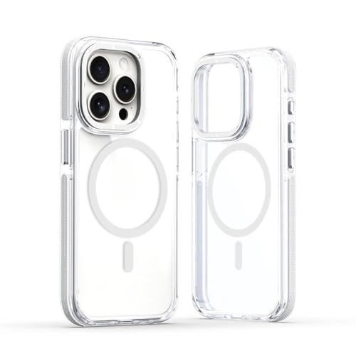 ENILSA Luxuriöse kabellose Ladehülle, stoßfest, durchsichtig, für iPhone 15, 14, 13, 12 Pro Max, 14, 15 Plus, magnetische transparente Abdeckung, transparent, für iPhone 15Plus ENILSA Luxuriöse kabellose Ladehülle, stoßfest, durchsichtig, für iPhone 15, 14, 13, 12 Pro Max, 14, 15 Plus, magnetische transparente Abdeckung, transparent, für iPhone 15Plus von ENILSA