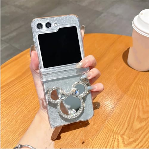 Glitzer Diamant Liebe Spiegel Halter Handyhülle für Samsung Galaxy Z Flip 5 4 3 Mode Schutzhülle für Z Flip3 Z Flip4 Z Flip5,b,Für Galaxy Z Flip 5 Glitzer Diamant Liebe Spiegel Halter Handyhülle für Samsung Galaxy Z Flip 5 4 3 Mode Schutzhülle für Z Flip3 Z Flip4 Z Flip5,b,Für Galaxy Z Flip 5 von ENILSA