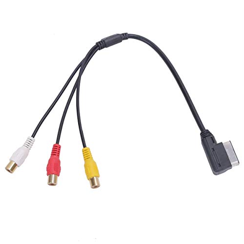 AMI MMI RCA 3RCA DVD Video Audio Eingang AUX Kabel kompatibel mit Audi A3 A4 A6 A7 A8 Q5 Q7 R8 von ENJOY-UNIQUE