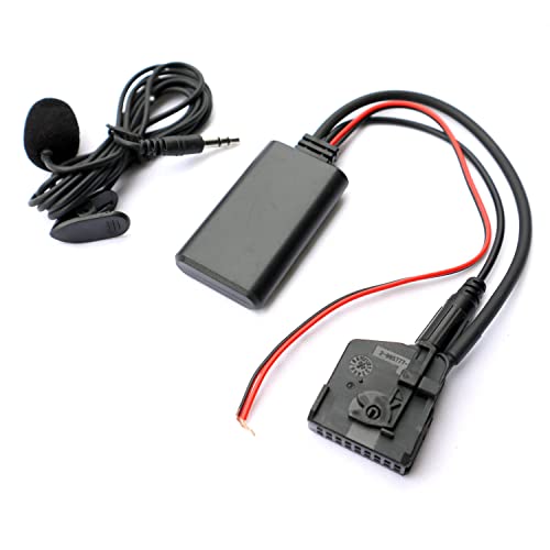 Bluetooth Modul Wireless Audio Adapter Aux Receiver mit Mikrofon für Mercedes Benz W203 W209 W211 18Pin Anschluss von ENJOY-UNIQUE