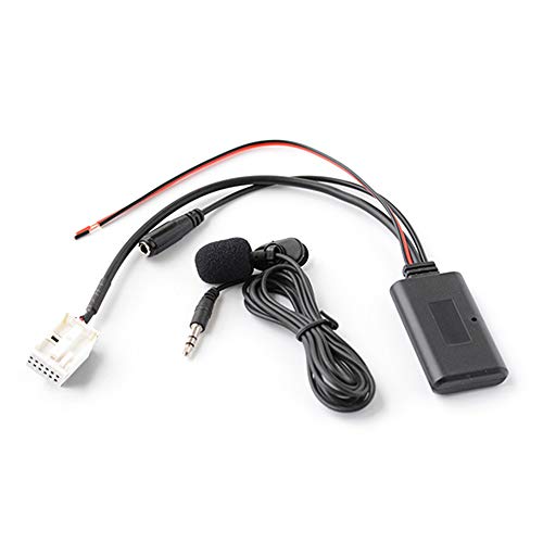 Bluetooth Musik Adapter Wireless Audio Receiver mit Mikrofon für Mercedes Benz Audio20 50 W169 W245 W203 W209 W164 W221 R230 12 PIN Stecker von ENJOY-UNIQUE