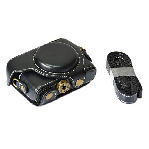 Kamera-Schutzhülle aus Kunstleder für Sony RX100, RX100II, RX100III M3, DSC-RX100 III, RX100 M3, mit Schultergurt von ENJOY-UNIQUE