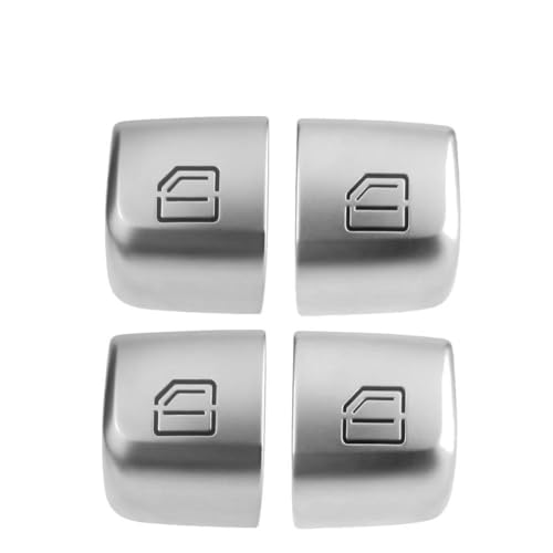 Fensterschalter 4-1pc Auto Fenster Schalter Reparatur Taste Abdeckung Für W205 W253 W213 CE GLC Klasse Tür Glas Control Schalter Schlüssel Kappe Elektrische Fensterheber(M) von ENLIGMA